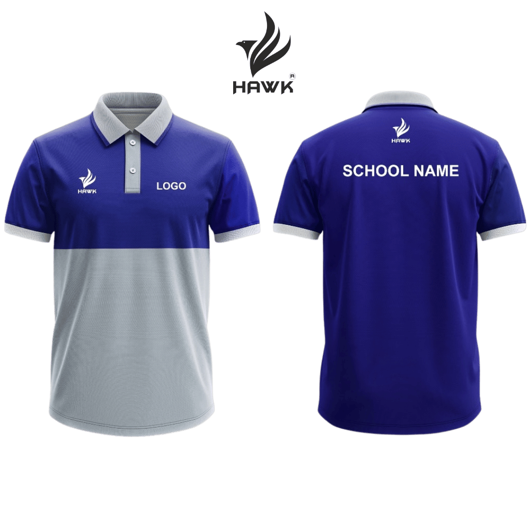 School Uniform T-Shirt House Colour Blue